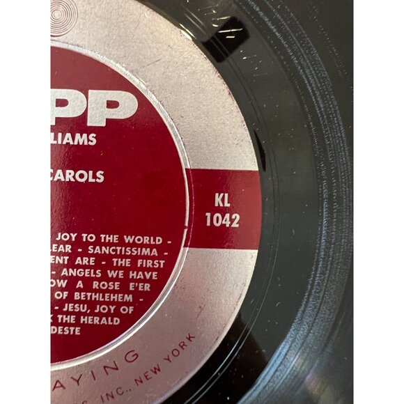 Roger Williams Plays Christmas Songs Holiday Album Vinyl Record KL 1042 Kapp - Picture 3 of 5